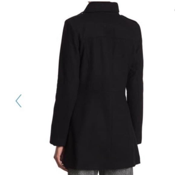 NEW French Connection Black Wool Blend Zip Jacket - Picture 2 of 13